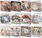12 Packs Diamond Art Cards Kit, Diamond Painting Greeting Cards with Envelopes, DIY Card Making Kits for Adults, Gifts for Families, Friends, Partners (Birthday)